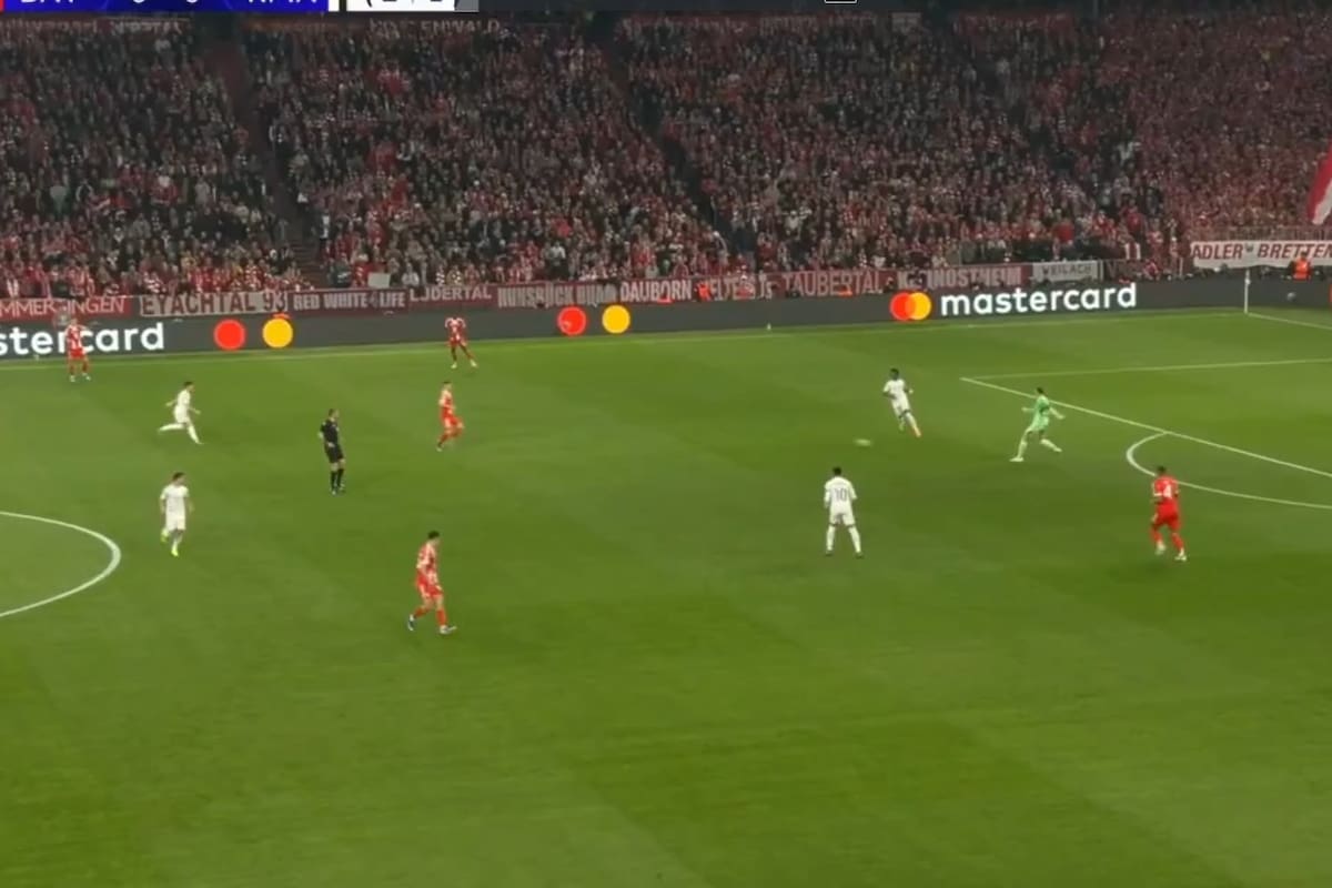 Neuer se equivocó en el pase, se la dio a Arda Guller, que remató de zurda y marcó el 1 a 0; cinco minutos después, lo empató Bayern Munich con un error del arquero del Merengue