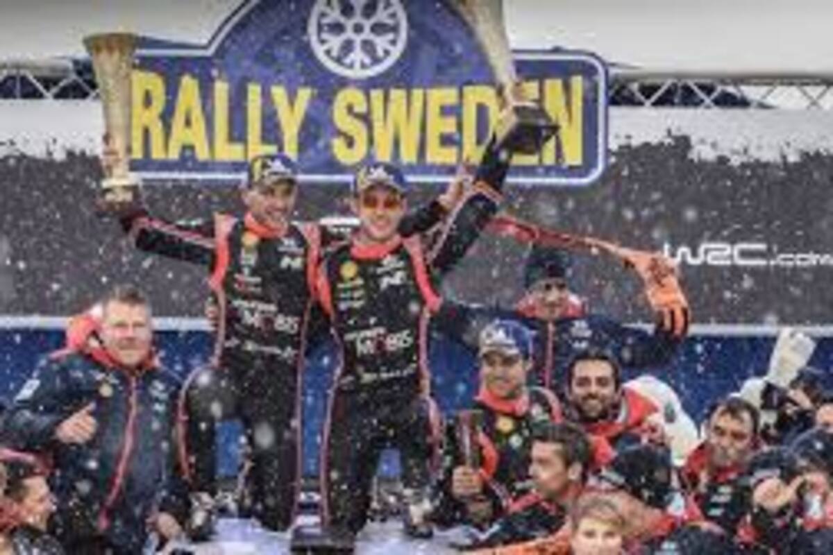 Neuville festejó en Suecia