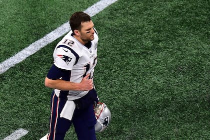Brady con la camiseta de New England Patriots