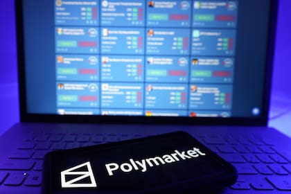 New York City, New York - July 21 2025: Polymarket Logo And Website With Prediction Market Interface On Computer Screen