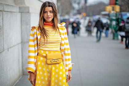 NEW YORK, NEW YORK - FEBRUARY 11: Silvia Braz attends Carolina Herrera fall 2019 runway show during (NYFW) New York Fashion Week held at New York Historical Society 170 Central Park West on February 11, 2019 in New York City. Anthony DelMundo/Getty Images/AFP