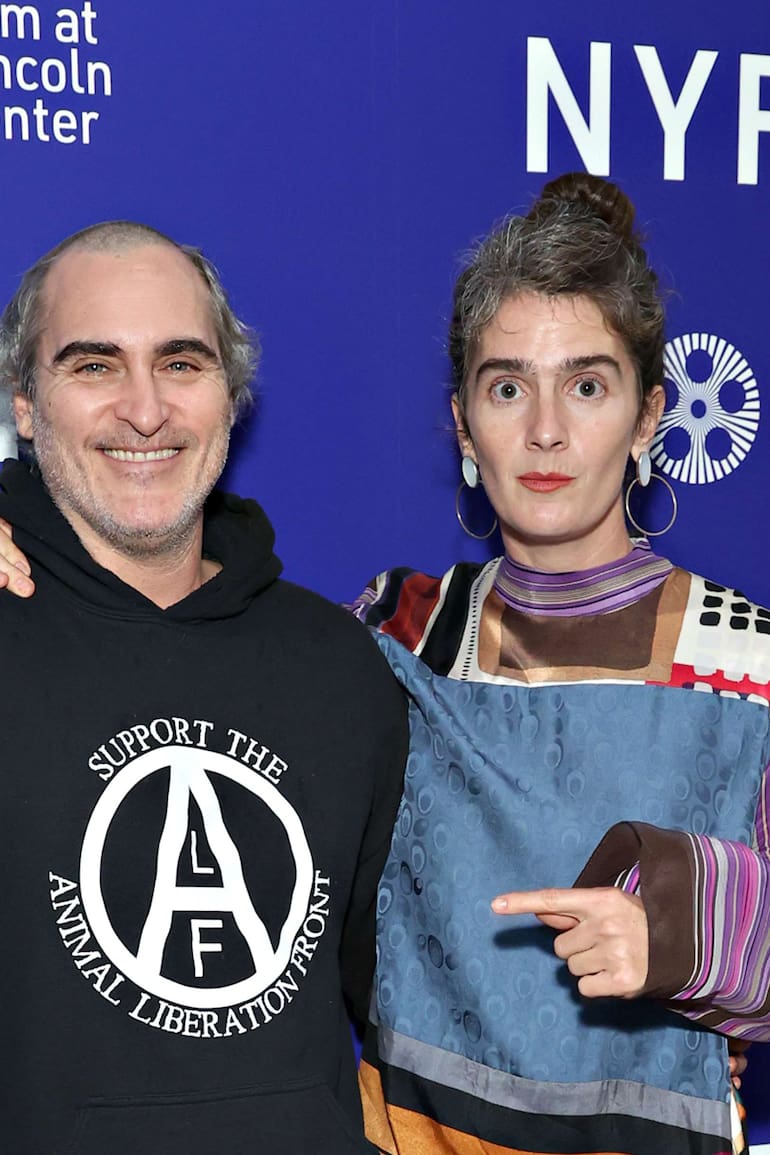 Joaquin Phoenix y Gaby Hoffmann dejaron a todos sorprendidos con el cambio de look del actor en el festival de cine de Nueva York
== FOR NEWSPAPERS, INTERNET, TELCOS & TELEVISION USE ONLY ==