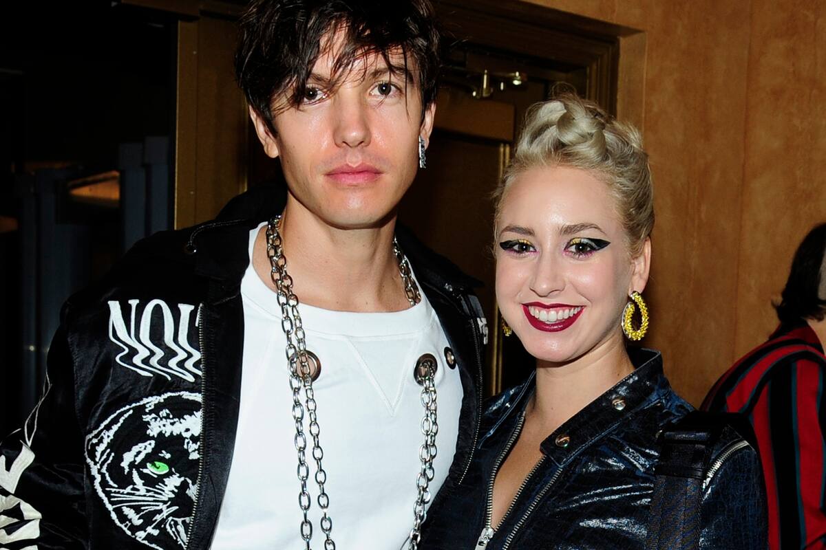 NEW YORK, NEW YORK - SEPTEMBER 09: Ian Mellencamp and Jazmin Grace Grimaldi attend The Blonds x Moulin Rouge! The Musical during New York Fashion Week: