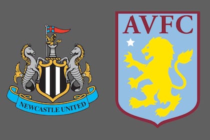 Newcastle United y Aston Villa disputaron uno de los encuentros de la jornada del fútbol inglés