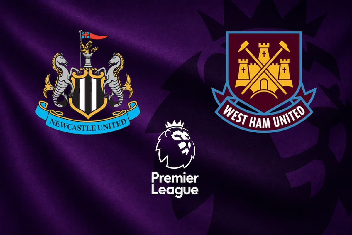 Newcastle United y West Ham United disputaron uno de los encuentros de la jornada del fútbol inglés