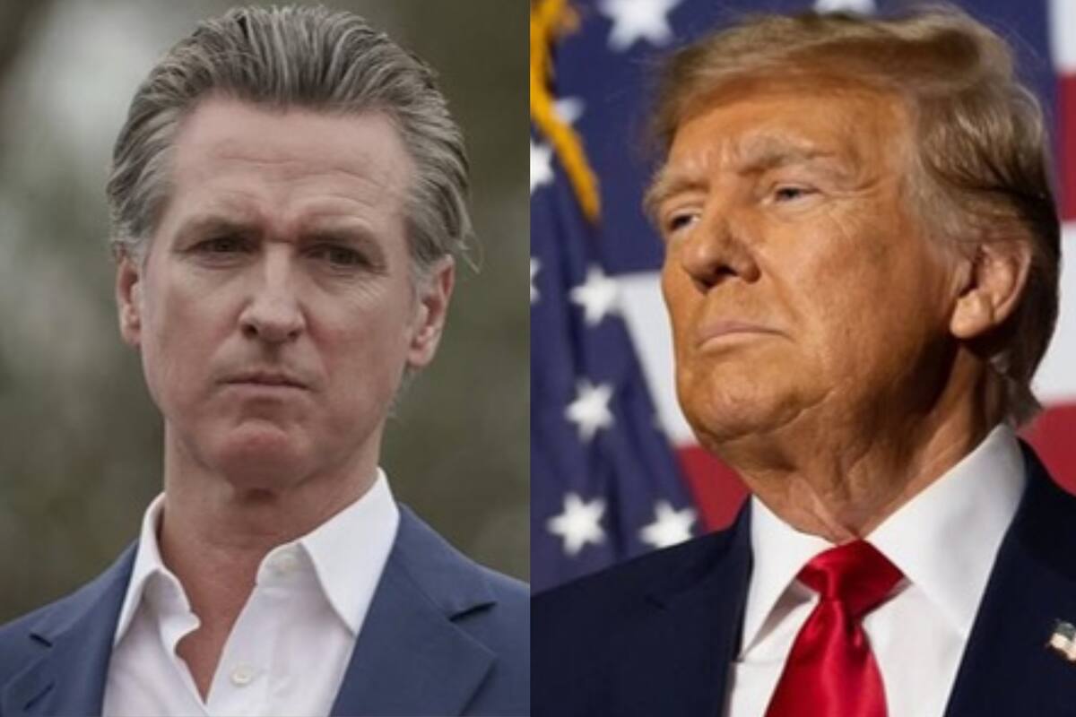 Newsom acusó al presidente de ignorar el desastre mientras miles de hectáreas arden en San Luis Obispo