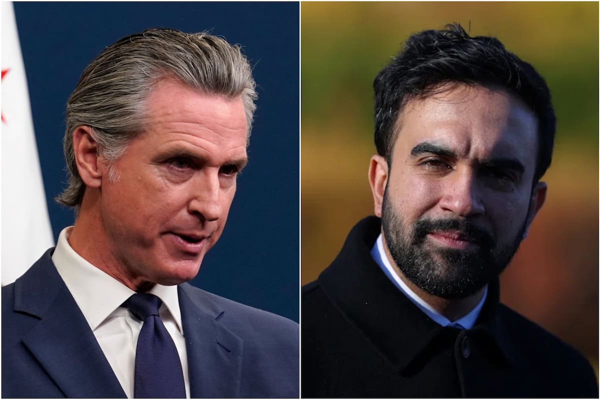 Newsom alerta a Mamdani sobre su relación con Trump