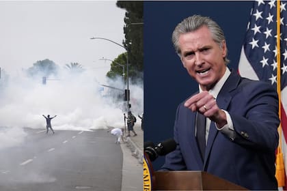 Newsom promocionó un nuevo formulario del estado para denunciar conductas inapropiadas de agentes federales en California