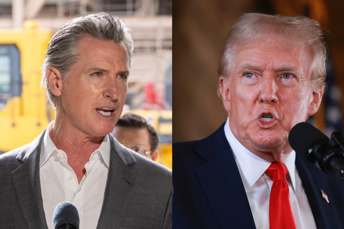 Newsom y Trump tienen posturas diferentes sobre muchos temas