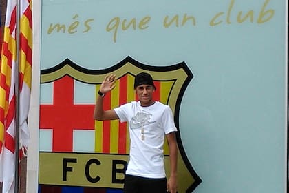 Ney, joven, en Barcelona
