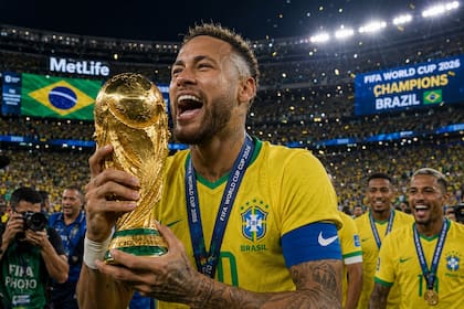 Neymar cumpliría su sueño de ser campeón del mundo con Brasil en 2026