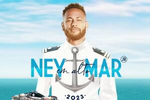 Neymar en alta mar: un crucero junto al crack brasileño