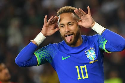 Neymar es la principal figura de la selección de Brasil, la gran favorita al título en el Mundial Qatar 2022