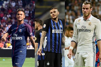 Neymar, Icardi y Bale
