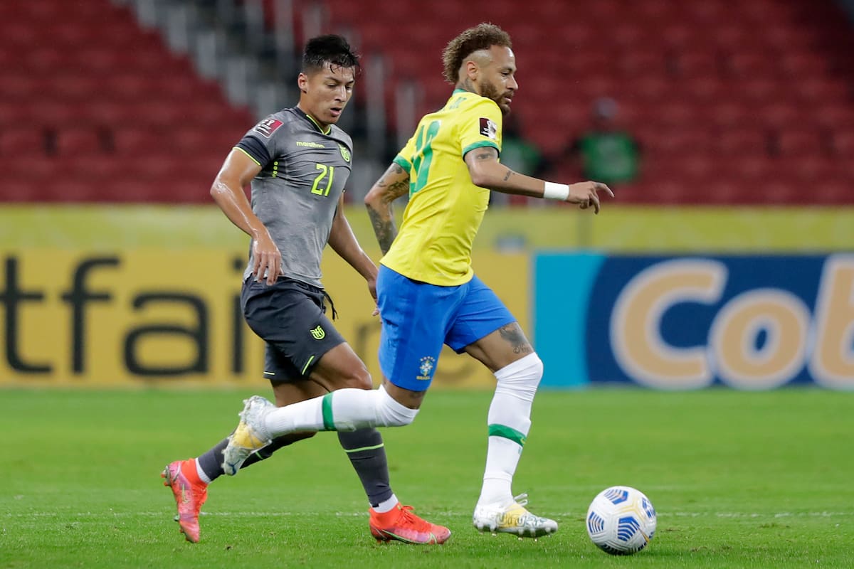 Neymar jugó este viernes frente a Ecuador en Porto Alegre; la estrella es uno de los cabecillas de la rebelión del plantel brasileño contra Rogério Caboclo y su decisión de albergar la Copa América sin haberle avisado.