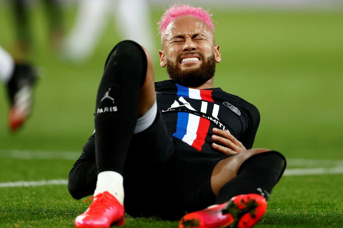 Neymar no participará del partido de hoy ante Nantes por una lesión que sufrió el día sábado