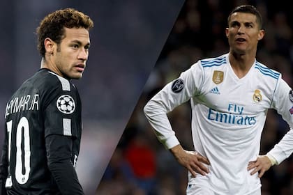 Los futbolistas Neymar y Cristiano Ronaldo, que cumplen años el mismo día, son considerados los mejores jugadores del mundo
