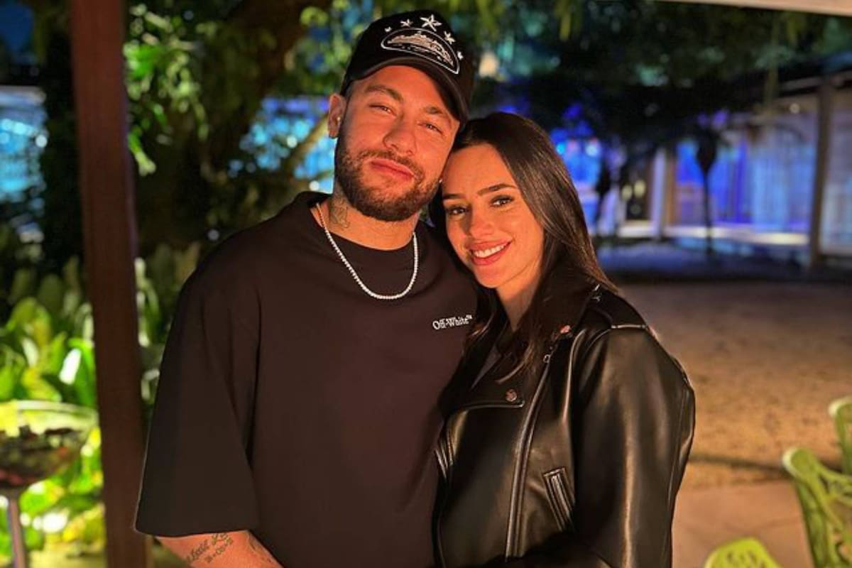 Neymar y su pareja
