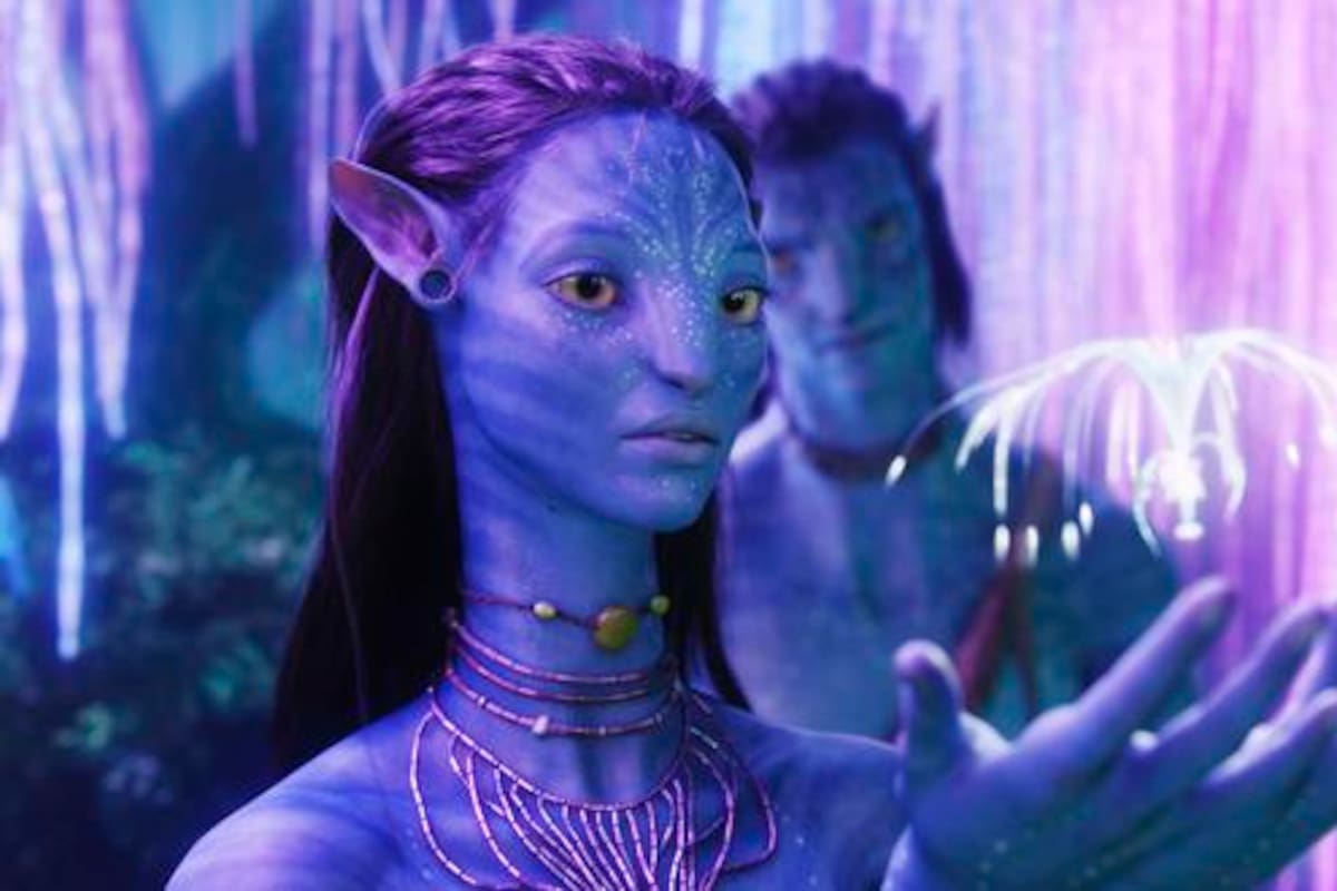 Neytiri (Zoe Saldana) y Jake Sully (Sam Worthington) en una escena de Avatar