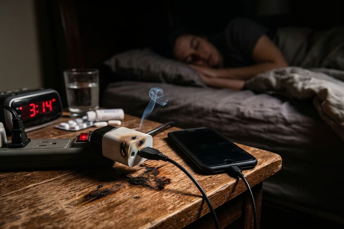 Ni la electricidad ni el cable: muchas personas temen que el celular explote mientras se está cargando