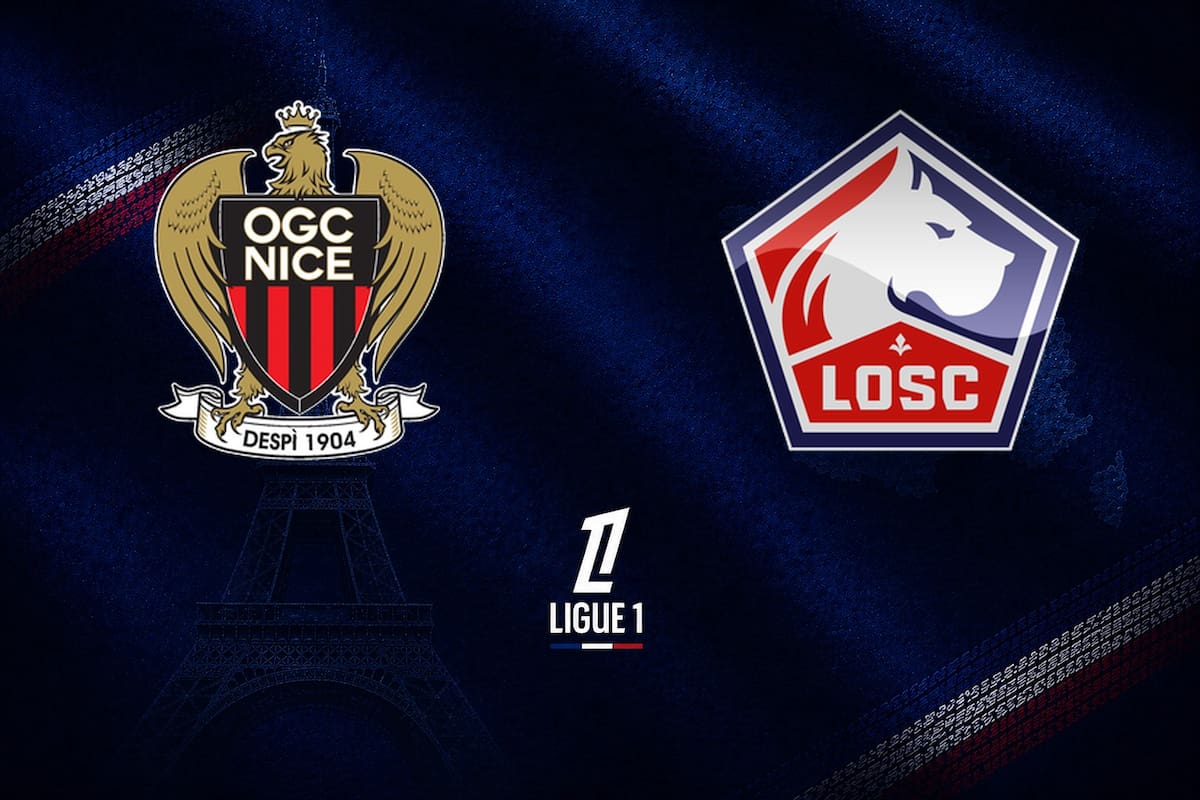 Nice y Lille disputaron uno de los encuentros de la jornada del fútbol francés