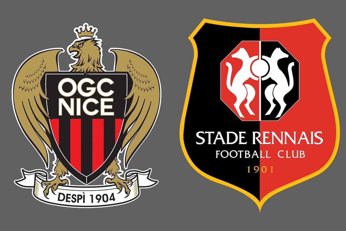 Nice y Rennes disputaron uno de los encuentros de la jornada del fútbol francés