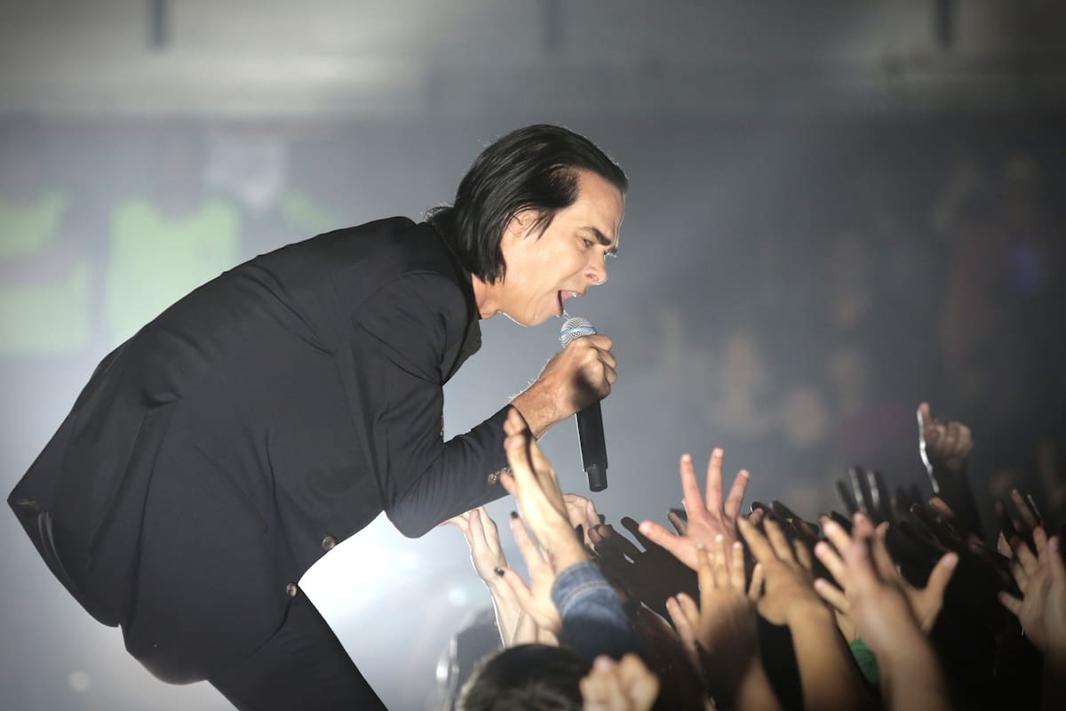 Nick Cave , en el estadio Malvinas Argentinas.
