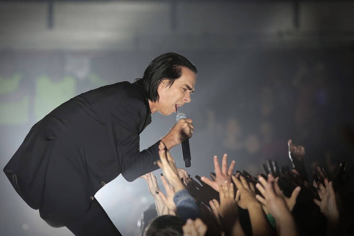 Nick Cave en su última visita al pais, su show fue en el Estadio Malvinas Argentinas