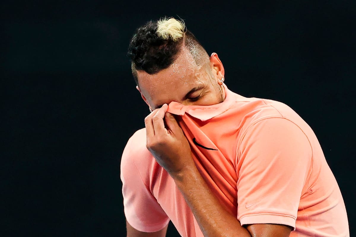 Nick Kyrgios divirtió al público con su imitación a Nadal