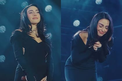 Nicki Nicole se emocionó hasta las lágrimas durante su show en vivo en Rosario (Foto: Captura de video / Instagram @nicki.nicole)