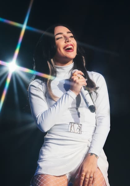 Nicki Nicole se presentó este sábado en el Picnic Festival, en Costa Rica