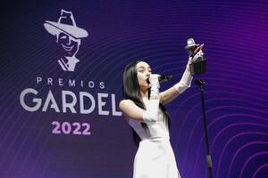 Nicki Nicole, una de las ganadores de la noche