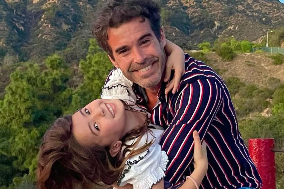 Nico Cabré junto a su hija Rufina, fruto de su relación con Eugenia Suárez (Foto: Instagram @nicolascabre80)