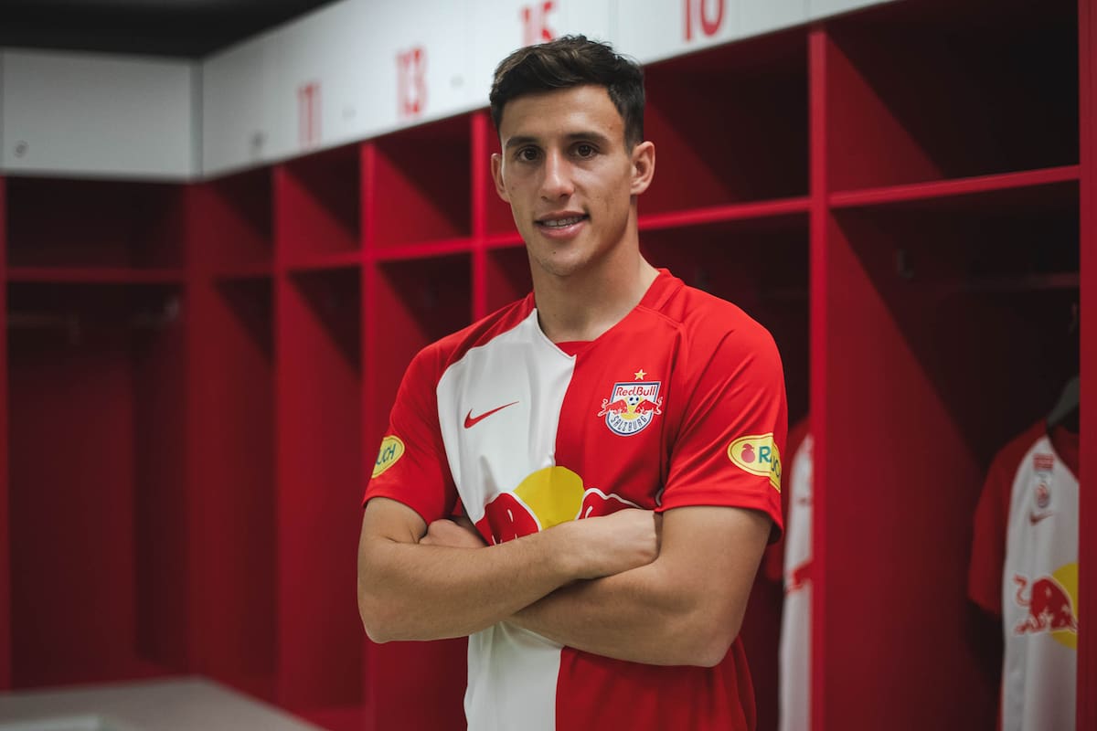Nico Capaldo, flamante jugador del RB Salzburgo, de Austria: no irá a los Juegos