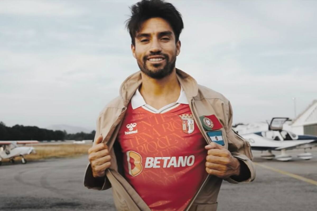 Nico Gaitán fue presentado en Sporting Braga como flamante refuerzo para la temporada 20/21