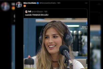 Nico Occhiato reacción ante el rol de Julieta en la "falsa" radio (Captura video)