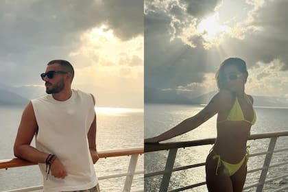Nico Occhiato y Flor Jazmin Peña disfrutaron de unas vacaciones románticas (Foto: Instagram @florjazminpe)