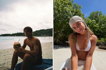 Nico Paz y Emma Ramírez mostraron todo su amor durante sus vacaciones en Seychelles