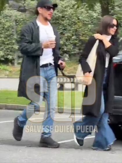 Nico Vázquez junto a Dai Fernández disfrutando de una salida romántica por Buenos Aires