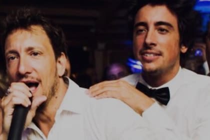 Nico Vázquez junto a Santiago en su casamiento, días antes de su muerte (Foto: Instagram/@nicovazquezok)