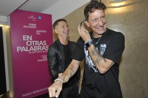 Nico Vázquez recibió todo el apoyo de Adrián Suar en el ansiado estreno que tuvo lugar la noche del 29 de marzo