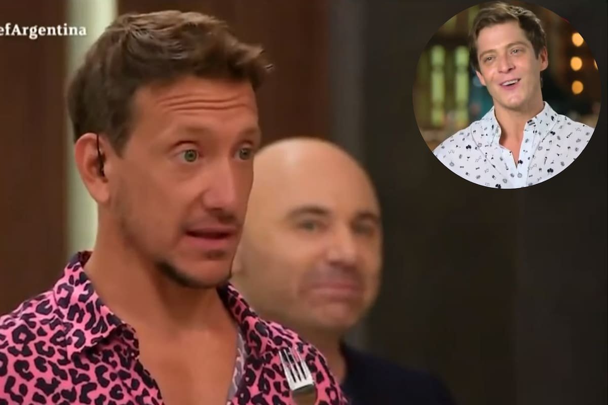 Nico Vázquez se descompuso con un plato de Gastón Dalmau en Masterchef Celebrity