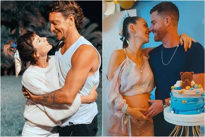 Nico Vázquez y Gime Accardi se reunieron con Julieta Nair Calvo y Andrés Rolando antes del nacimiento de Valentino (Foto: Instagram)