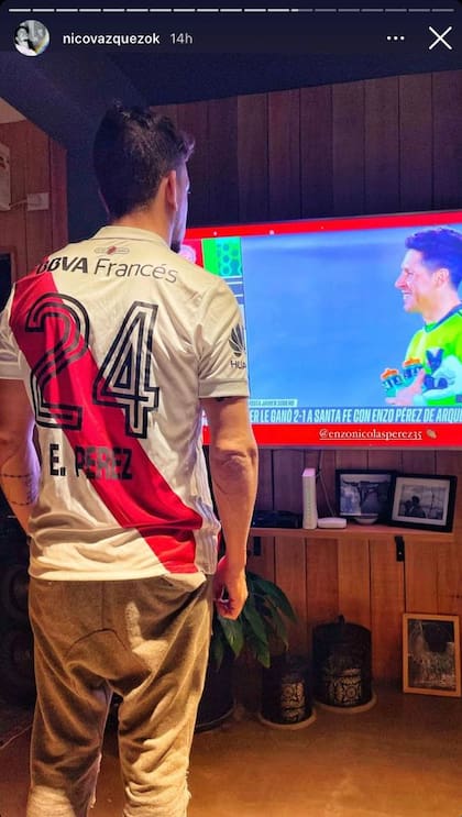 Nico Vázquez y su admiración por Pérez