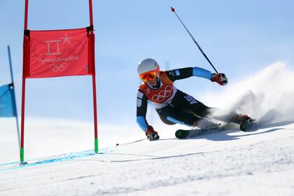 Nicol Gastaldi, en su acción olímpica