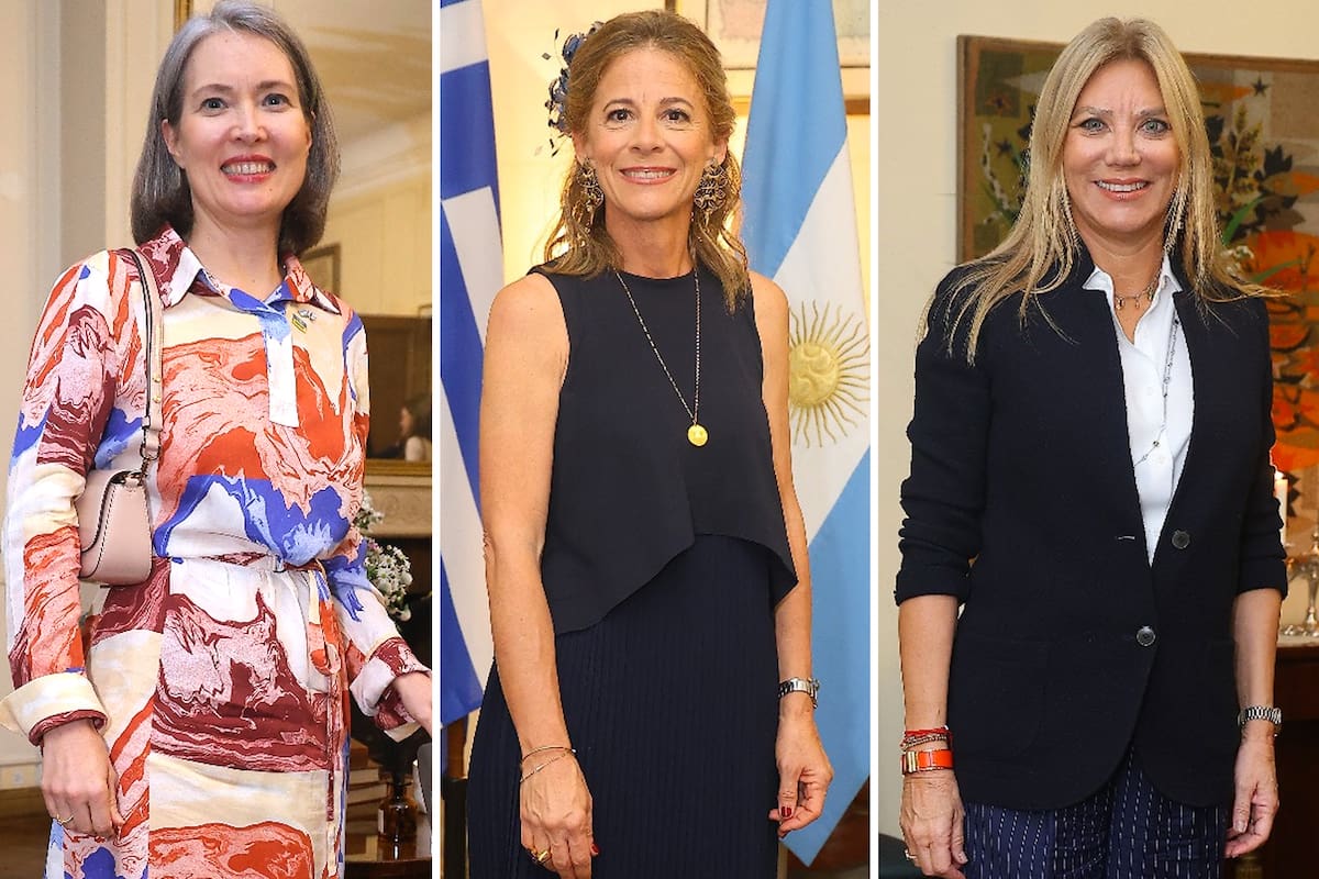 Nicola Lindertz, Josefina Pasman y Bettina Bulgheroni