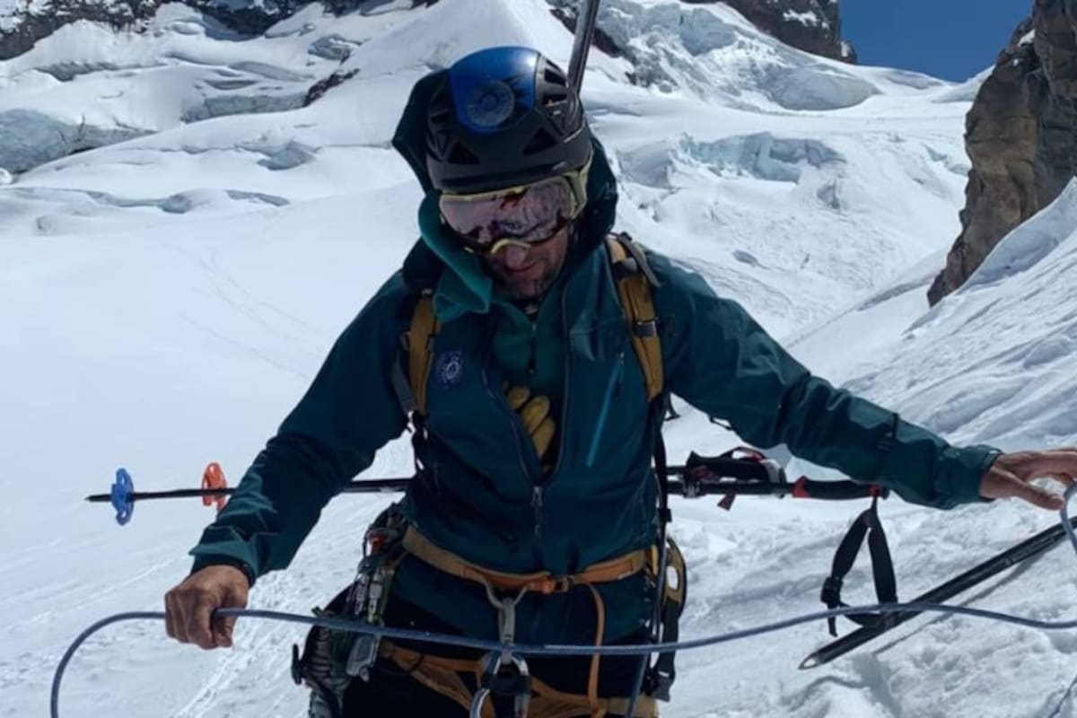 Nicolás Benedetti, el guía que murió en los Alpes.