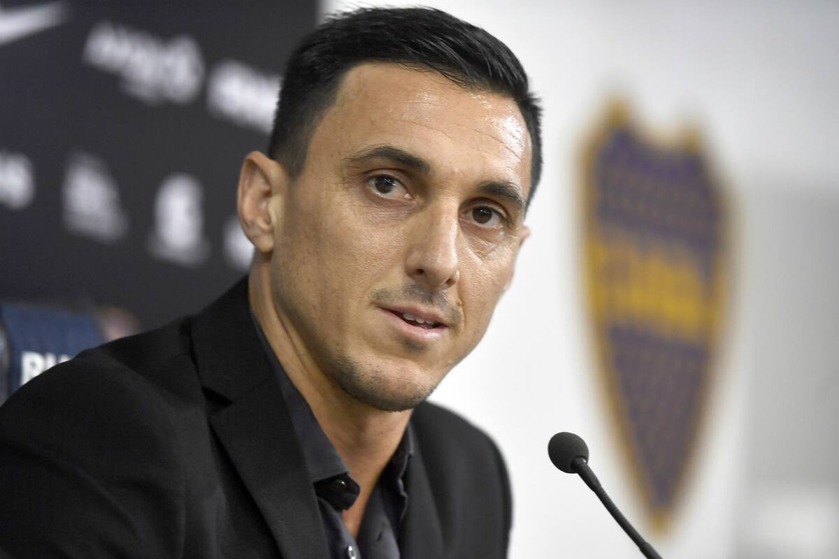 Nicolás Burdisso, el manager de Boca, lleva un mensaje de calma, confianza y aliento.