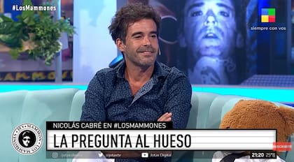 Nicolás Cabré contó que su padre daba vueltas por un canal para que lo paren