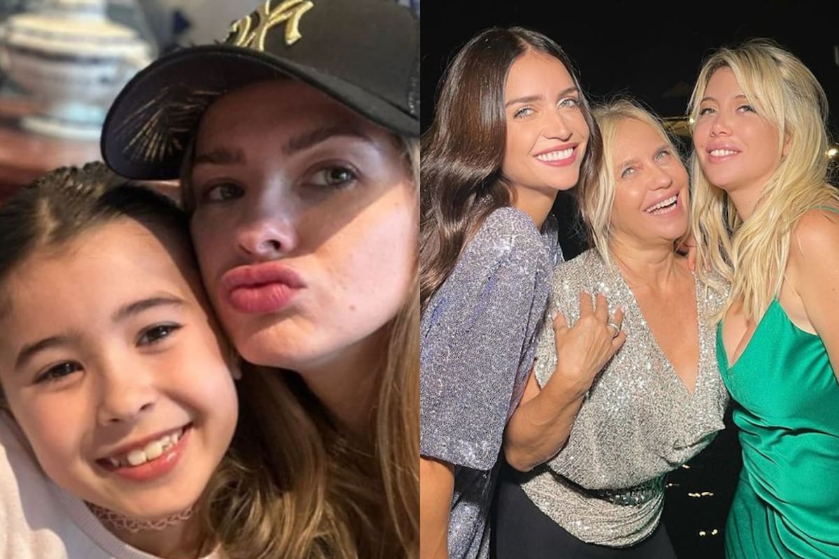 Nicolás Cabré felicitó a la China Suárez y Wanda y Zaira Nara le enviaron un sentido mensaje a Nora Colosimo por el Día de la Madre